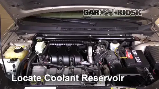 2005 Mercury Montego Premier 3.0L V6 Refrigerante (anticongelante) Controlar nivel de líquido